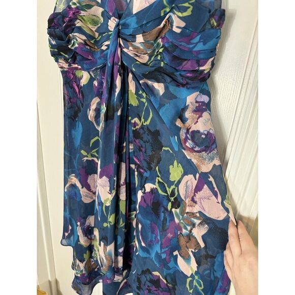 Fairy Donna Ricco Dress 12 Floral Spring Empire Waist Romantic Feminine Chic - Picture 3 of 10